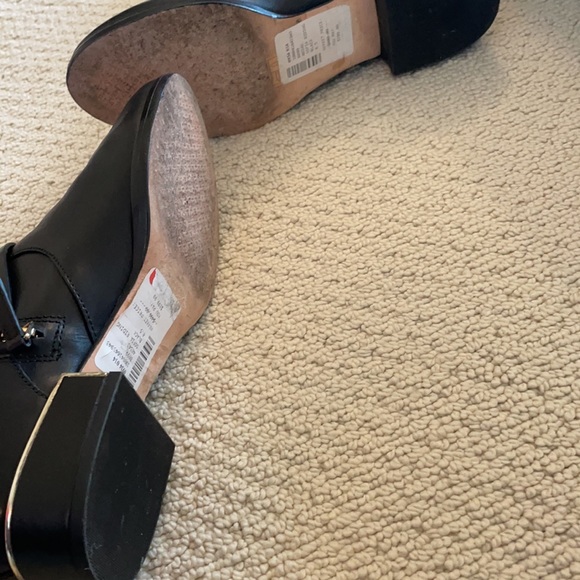 EUC 🎉Tory Burch🎉Black Leather Boots, Sz 6.5 - Picture 11 of 14
